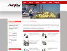 Tablet Screenshot of chintansales.com